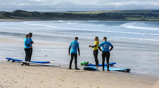 Paddle boarding at Dunnet Bay with North Coast Watersports