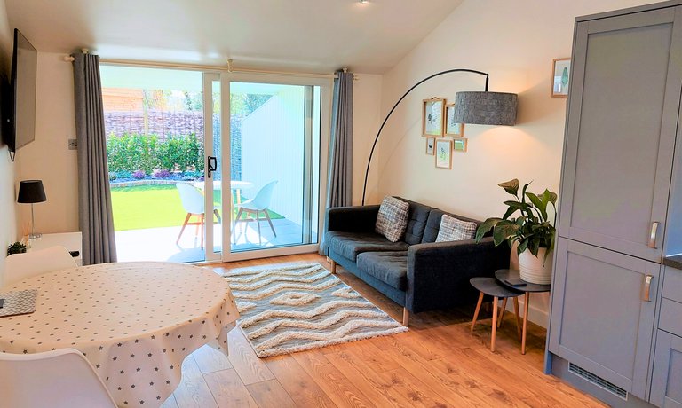 Open plan living area