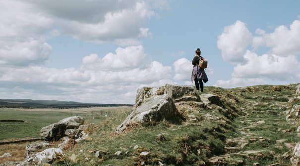 Queen's Crag Northumberland