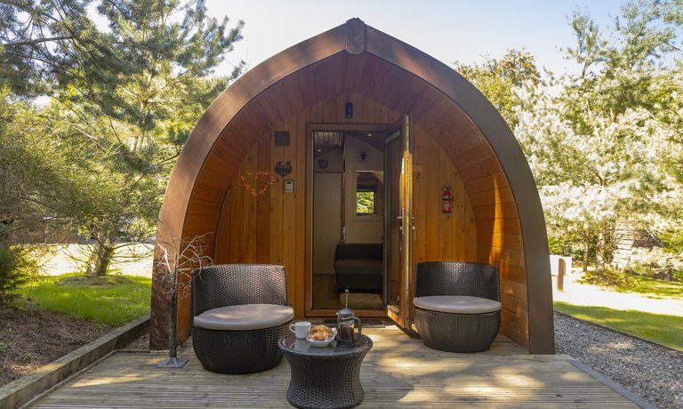 Exterior of Glamping pod