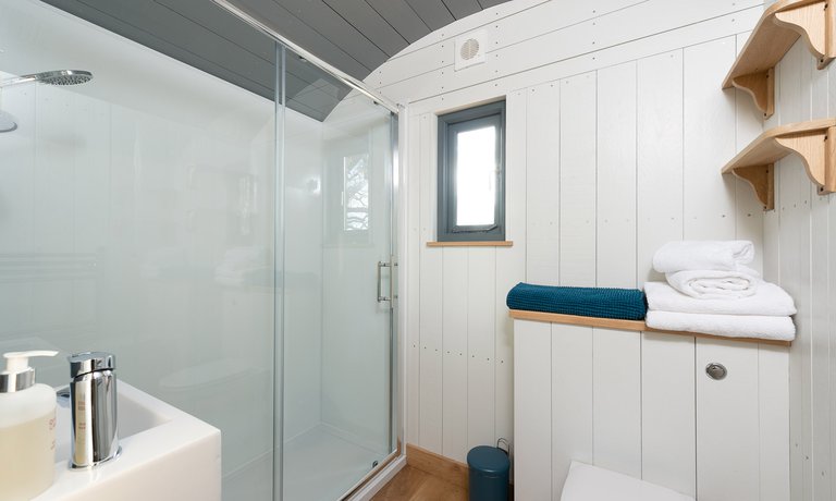 Bathroom with walk-in shower