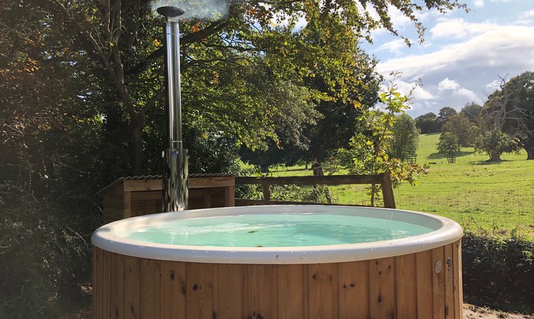 Wood-Fired Hot Tub