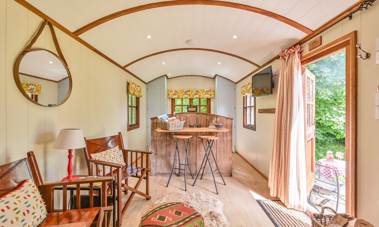 The Shepherds Hut Interior