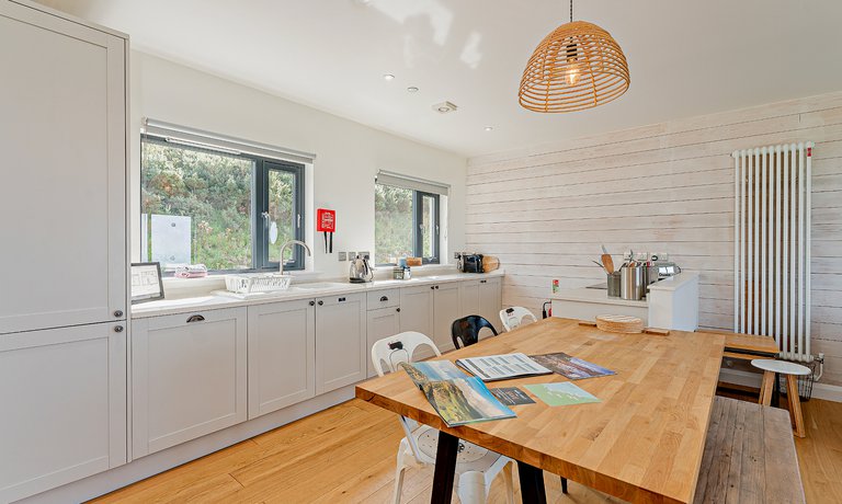 Open Plan Kitchen and Dining Area